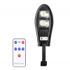Solárne LED pouličné svietidlo s pohybovým senzorom a IR ďiaľkovým ovládaním, 15W, IP65, 500lm