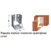 Papuče trámov WBZ37 140x180 vnútorné uzatvorené