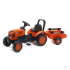 FALK šlapací traktor Kubota, s přívěsem