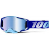 100% ARMEGA Goggle - Royal - Mirror Blue Lens