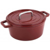 SK SOLINGEN Pekáč s pokrievkou liatinový ALPEN 24 cm červená (CS-078102)