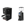 Gaggia Classic UP, black + Eureka Atom Specialty 65, black