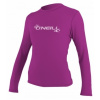 O'NEILL Lycra Wms Basic Skins L/S Rash Tee Fox Pink L