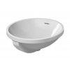 Duravit Architec Umývadlo, priemer 40 cm, s prepadom, bez otvoru na batériu, biela 0468400000
