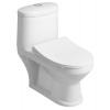 Aqualine PETIT detské WC kombi, zadný/spodný odpad, biela