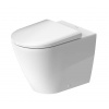 Duravit D-Neo Stojace WC, zadný odpad, Rimless, HygieneGlaze, biela 2003092000