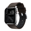 Nomad Active Strap Pro řemínek pro Apple Watch 44 42 mm hnědo-stříbrná NM1A4mSNW0