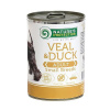 Nature's Protection Konzervy pre dospelých psov teľacie a kačacie mäso 400g