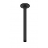 Duravit Príslušenstvo - Sprchové rameno stropné, 30 cm, matná čierna UV0670026046