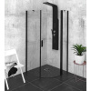 Polysan Zoom Line - Sprchový kút Black 90 cm × 90 cm, pravá, číre sklo ZL2615BR