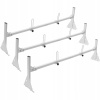 VEVOR Strešný nosič Relingy 125x37x13CM 3KS Nosnosť 340KG Biely