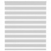 Roleta zebra, svetlosivá, šírka tkaniny 125,9 cm, polyester