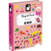 Janod magnetibook Zábavné tváre dievčatá