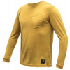 SENSOR MERINO AIR traveller pánské triko dl.rukáv mustard - XXL