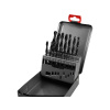 EXTOL PREMIUM 8801191 vrtáky do kovu, sada 19ks, O 1-10mm, HSS