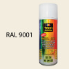 Farba v spreji akrylová TECH RAL 9001 biela krémová lesklá 400 ml
