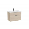 Roca Koupelnová skříňka s umyvadlem Optica 79x58x45,5 cm světlý dub OPT802ZJ