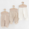 NEW BABY Dojčenské polodupačky New Baby Classic II Uni 3ks béžová Veľ. 80