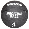 Black gumový medicinální míč Hmotnost: 4 kg
