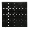 Prosperplast s.r.o. Plastové dlaždice záhradné EASY SQUARE čierna 40x40cm-balenie (9ks) 1,5m2