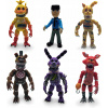Akčné hororové figúrky 5 nocí vo FREDDY'S FNAF sada 6 ks