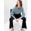 GAP 509160-03 Mikina vintage soft crop Modrá - XS