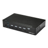 StarTech.com 4 Port HDMI KVM - HDMI KVM Switch - 1080p - USB 3.0 & Audio Support - KVM Video Switch (SV431HDU3A2) - Přepínač KVM / USB - 4 x KVM / zvuk / USB + 3 x SuperSpeed USB - 1 místní uživatel -