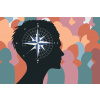 Vymalujsisam.sk Maľovanie podľa čísiel - Kompas v hlave Veľkosť: 20x30cm, Rám: Bez rámu, iba zrolované plátno
