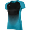 Joma Dámske tričko ELITE VI TURQUOISE-BLACK WOMEN Veľkosť: 2XS
