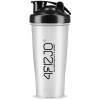 Šejker 4FIZJO 650 ml čierny