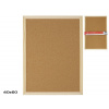 Nástenka korková obojstranná 40x60 cm MEMO