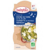 BABYBIO Zemiaky s cuketou, creme fraiche a parmezánom (2x 200 g) - zeleninový príkrm