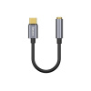 NoName Baseus CATL54-0G Káblová Redukcia z USB-C na 3.5mm Audio Jack L54 (female) Deep Grey 6953156297852