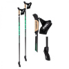 EXEL SPORT, Black/Green, Nordic walking hůlky Délka hůlek: 135 cm