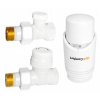 Termostatická súprava priama Idmar OptiComfort biela DN 15