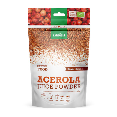 BIO Acerola Juice Powder - Purasana Balení (g): 100 g