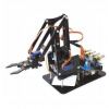 Akrylové rameno robota na mini servo 9g DIY 4DOF