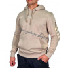 Alpha Industries Organic EMB Hoody pánska mikina Beige Veľkosť: 3XL, Farba: béžová