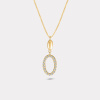 Amawell Náhrdelník s oválnym príveskom a zirkónmi - Jane 2001574200009
