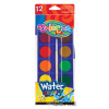 Colorino Kids vodové farby - 12 farieb s Ø 27 mm