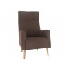 Kreslo ušiak SAMY Farba: Hnedá