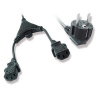 GEMBIRD Power splitter cord (C13), VDE approved, 2 m (PC-186-ML6)