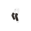 Chrániče kolien SNUG KNEE, SPIDI (čierne, pár) M160-127