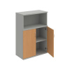 Hobis Policová skriňa Strong, 80x115,2x40 cm, buk/sivá