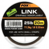Fox Edges Link Trans Khaki Mono 0.53mm 25lb 20m