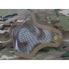 Polomaska s oceľovou mriežkou “Desert Camo” airsoft