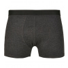Build Your Brand Pánske boxerky 2ks BY132 Charcoal (Heather) XXL