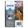 Epson Stag Singlepack Azúrová T1302 DURABrite Ultra Ink - Vysoká (XL) výťažnosť - 10,1 ml - 765 strán - 1 jednotka(y)