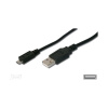 PREMIUMCORD Kabel USB 2.0 A-Micro B propojovací 0,5m (černý) ku2m05f