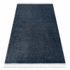 Eoshop Koberec SEVILLA PC00B pruhy modrý - střapce, Berber, Maroko, Shaggy (Velikost: 80x150 cm)